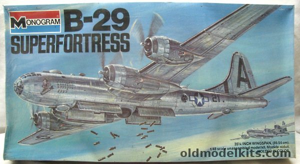 Monogram 1/48 B-29 Superfortress with Diorama Sheet, 5700 plastic model kit